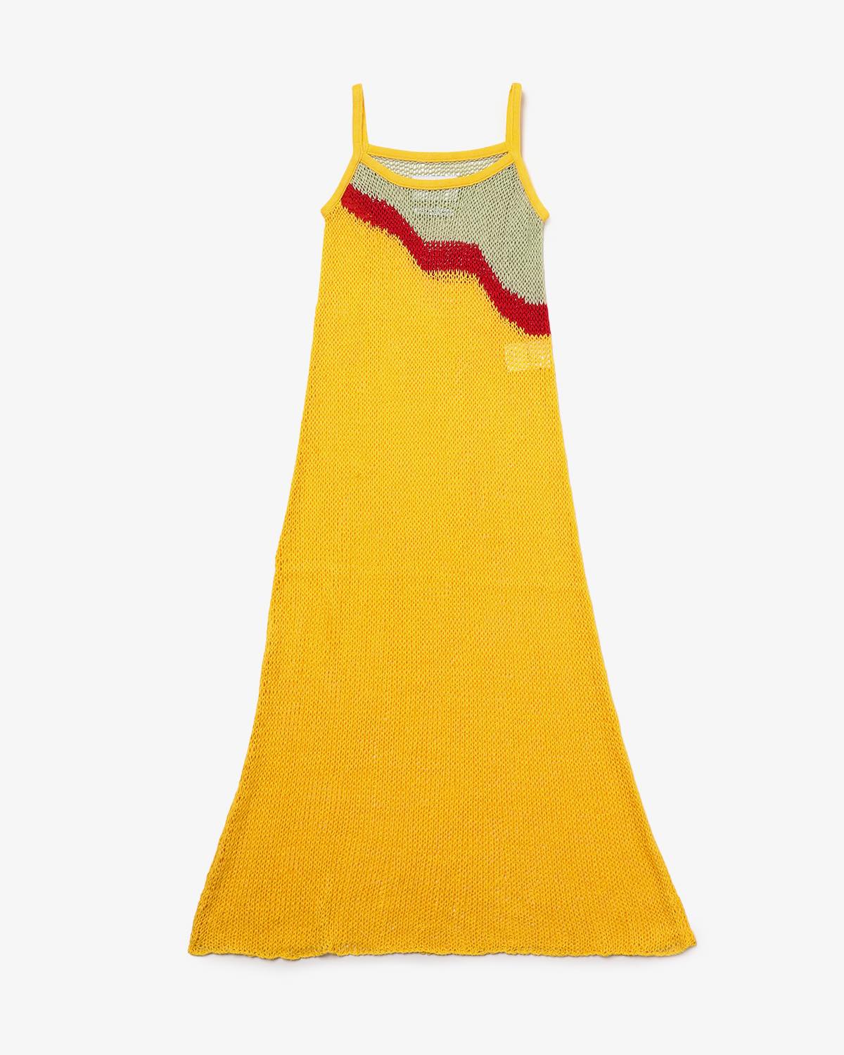 MESH KNIT SLIP DRESS