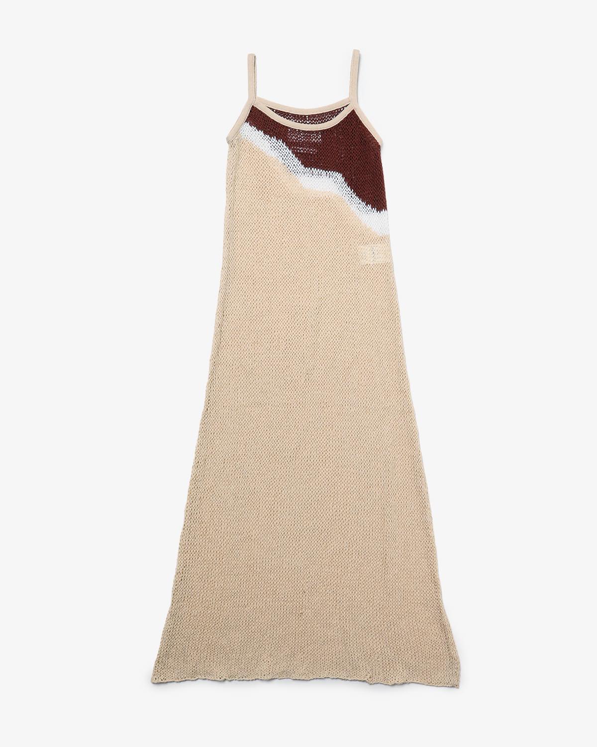 MESH KNIT SLIP DRESS