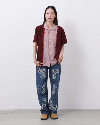 BANDANA EMBROIDERY DENIM PANTS