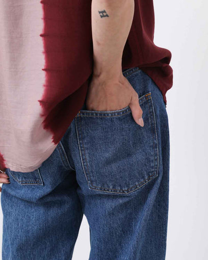 BANDANA EMBROIDERY DENIM PANTS