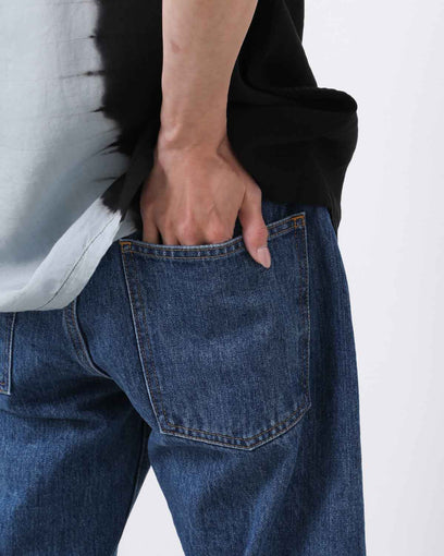 BANDANA EMBROIDERY DENIM PANTS