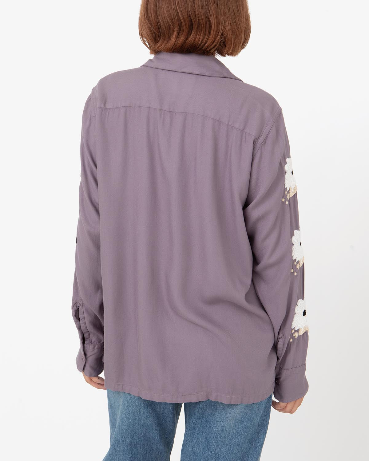 FLOWER & PAISLEY HAND EMBROIDERY SHIRT – COVERCHORD