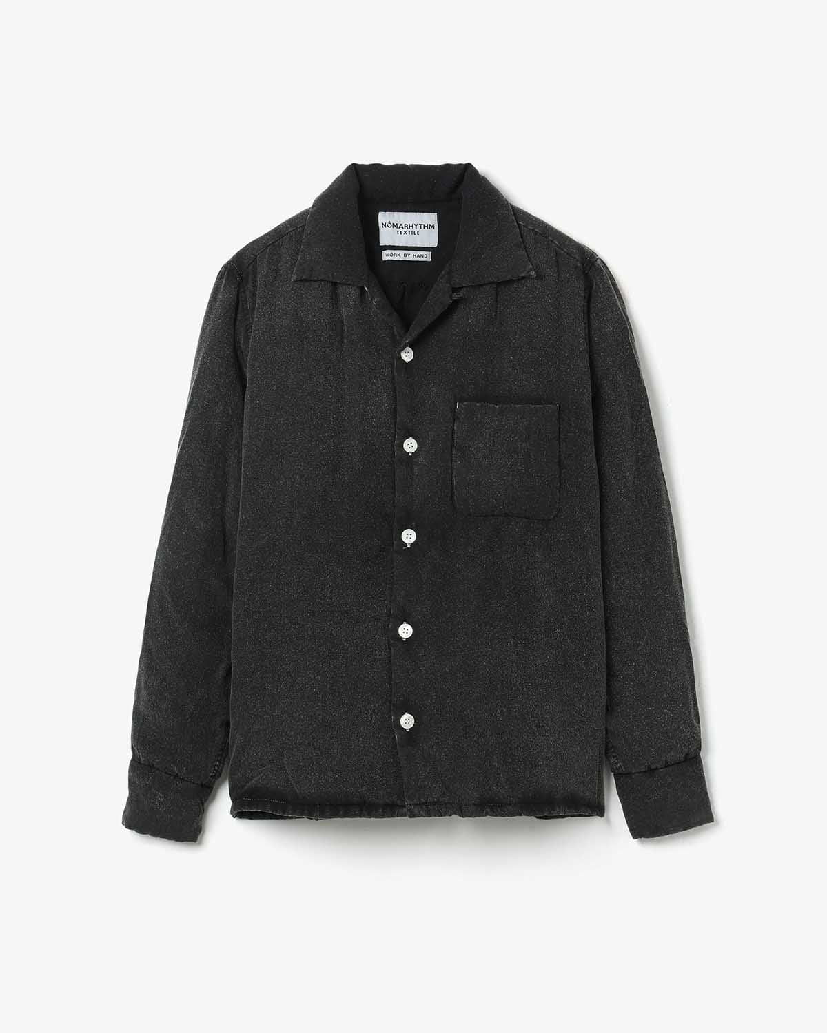 HAND DYE PUFFER SHIRT