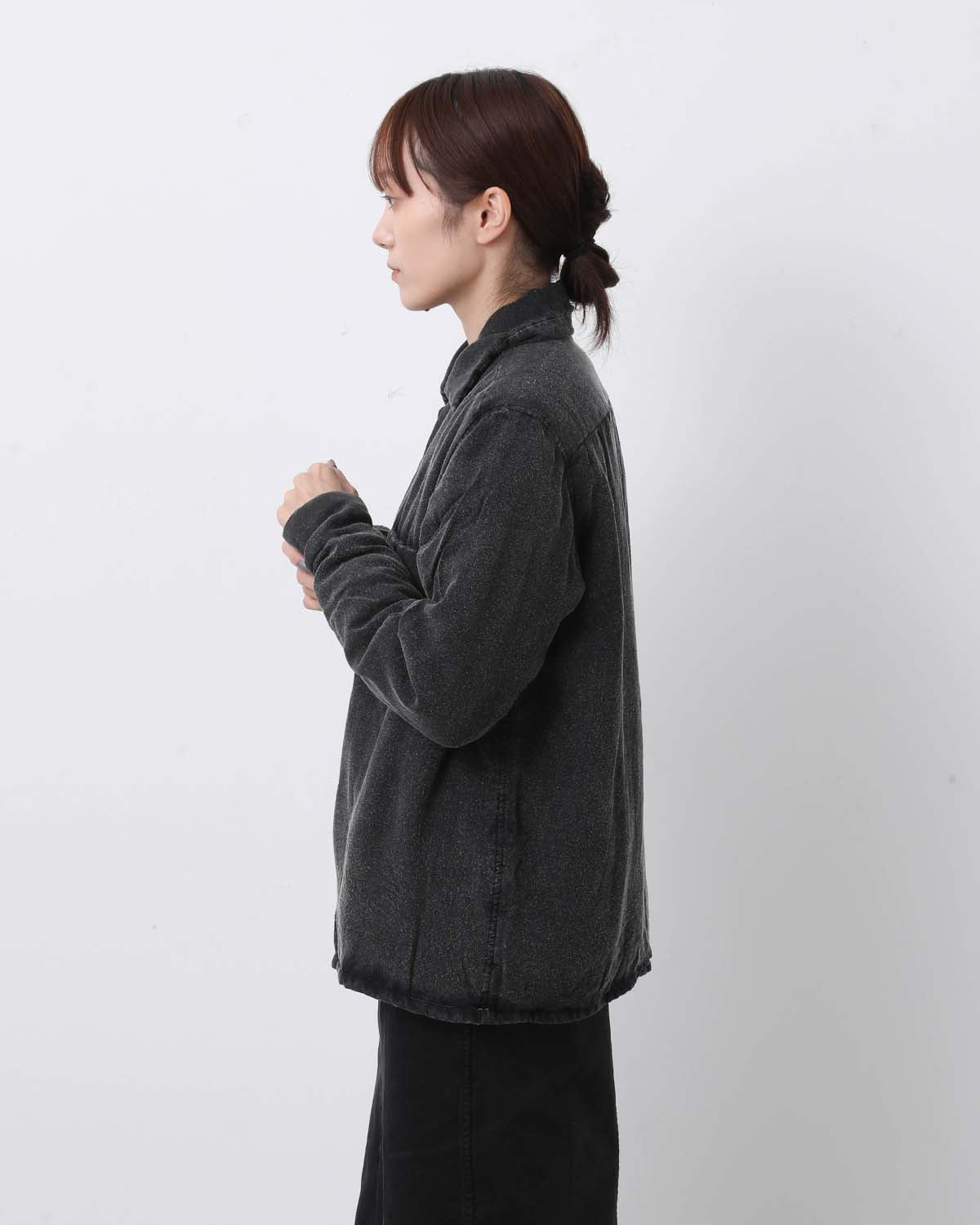 HAND DYE PUFFER SHIRT