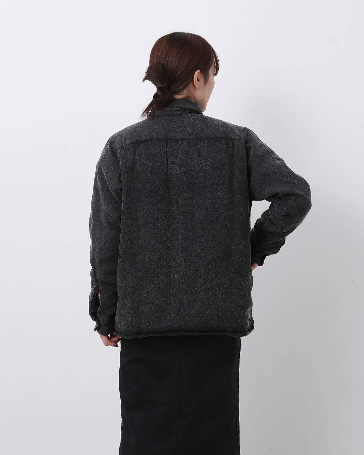 HAND DYE PUFFER SHIRT