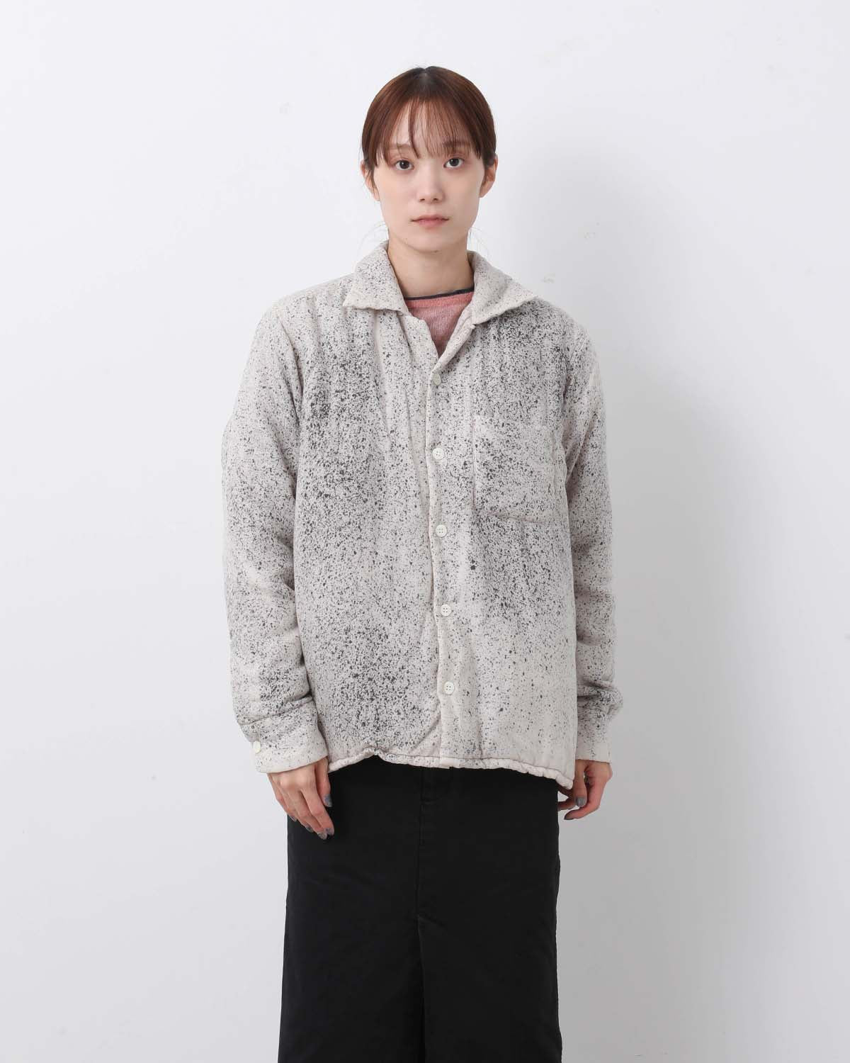 HAND DYE PUFFER SHIRT