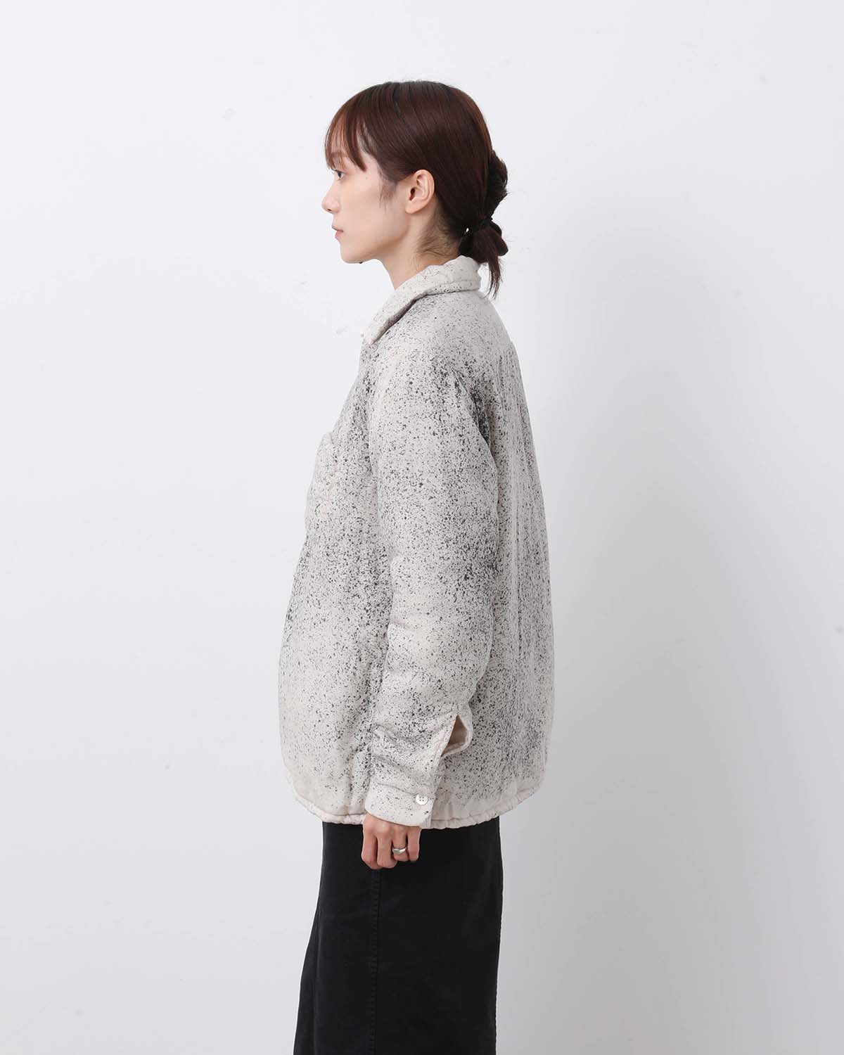 HAND DYE PUFFER SHIRT