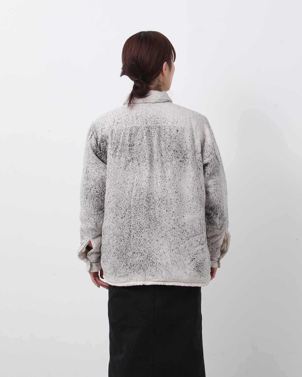 HAND DYE PUFFER SHIRT