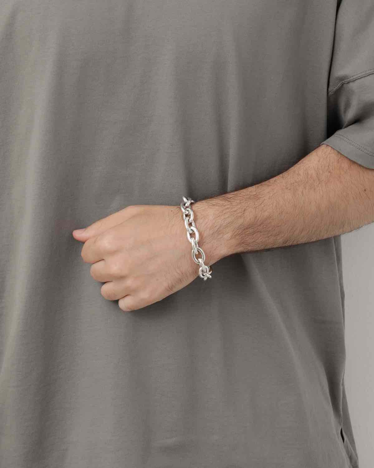 DWELLER CHAIN BRACELET WIDE 925 SILVER by END