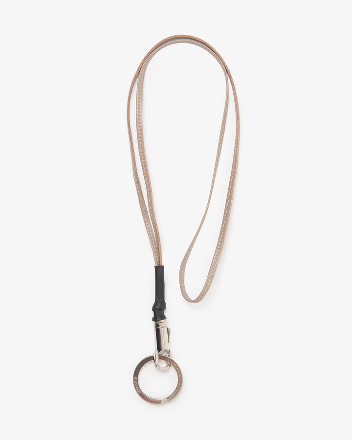 DWELLER KEY RING BRASS WITH LEATHER STRAP by END