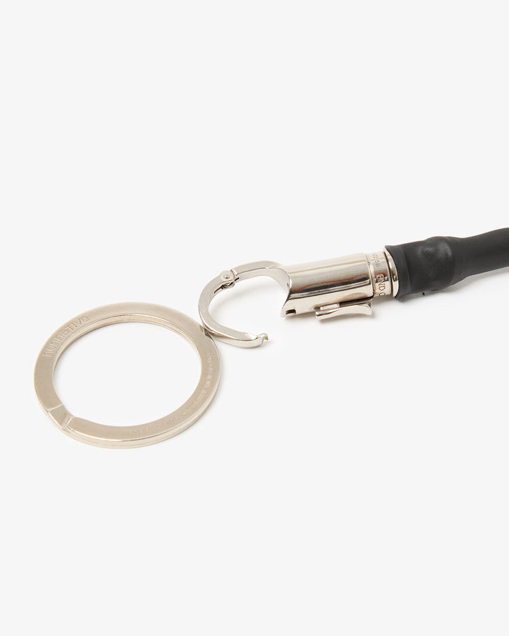 DWELLER KEY RING BRASS WITH LEATHER STRAP by END