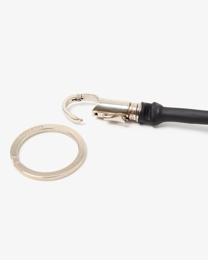 DWELLER KEY RING BRASS WITH LEATHER STRAP by END