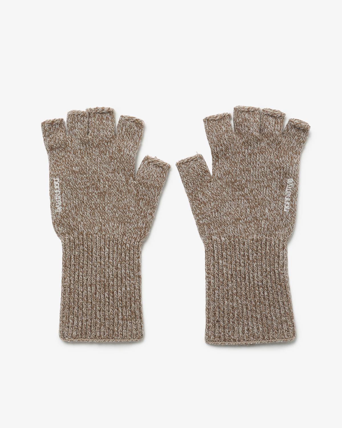 DWELLER CUT OFF GLOVES WOOL YARN