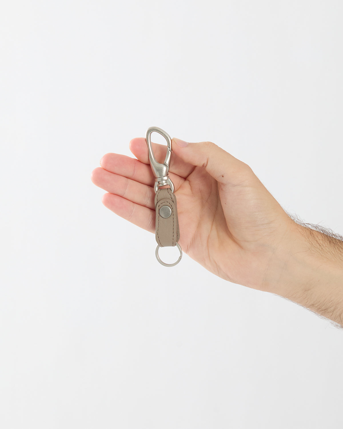 DWELLER KEY RING WITH LEATHER STRAP