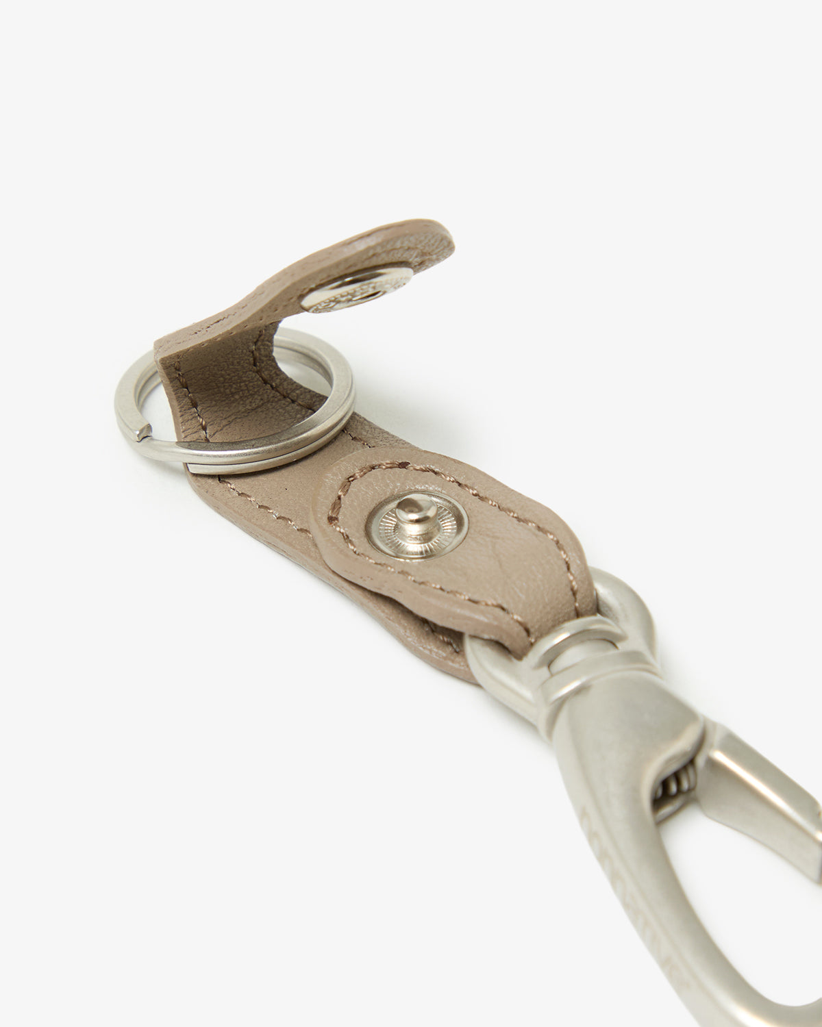 DWELLER KEY RING WITH LEATHER STRAP