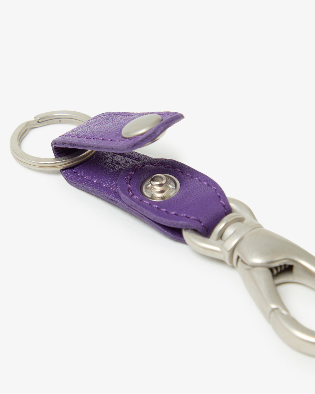 DWELLER KEY RING WITH LEATHER STRAP