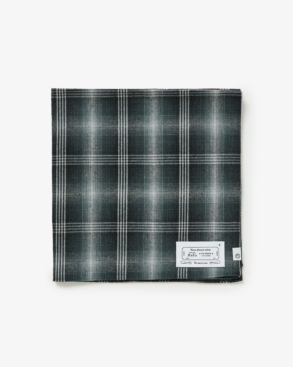 Rafu × nonnative RANCHER BANDANA COTTON TWILL OMBRE CHECK
