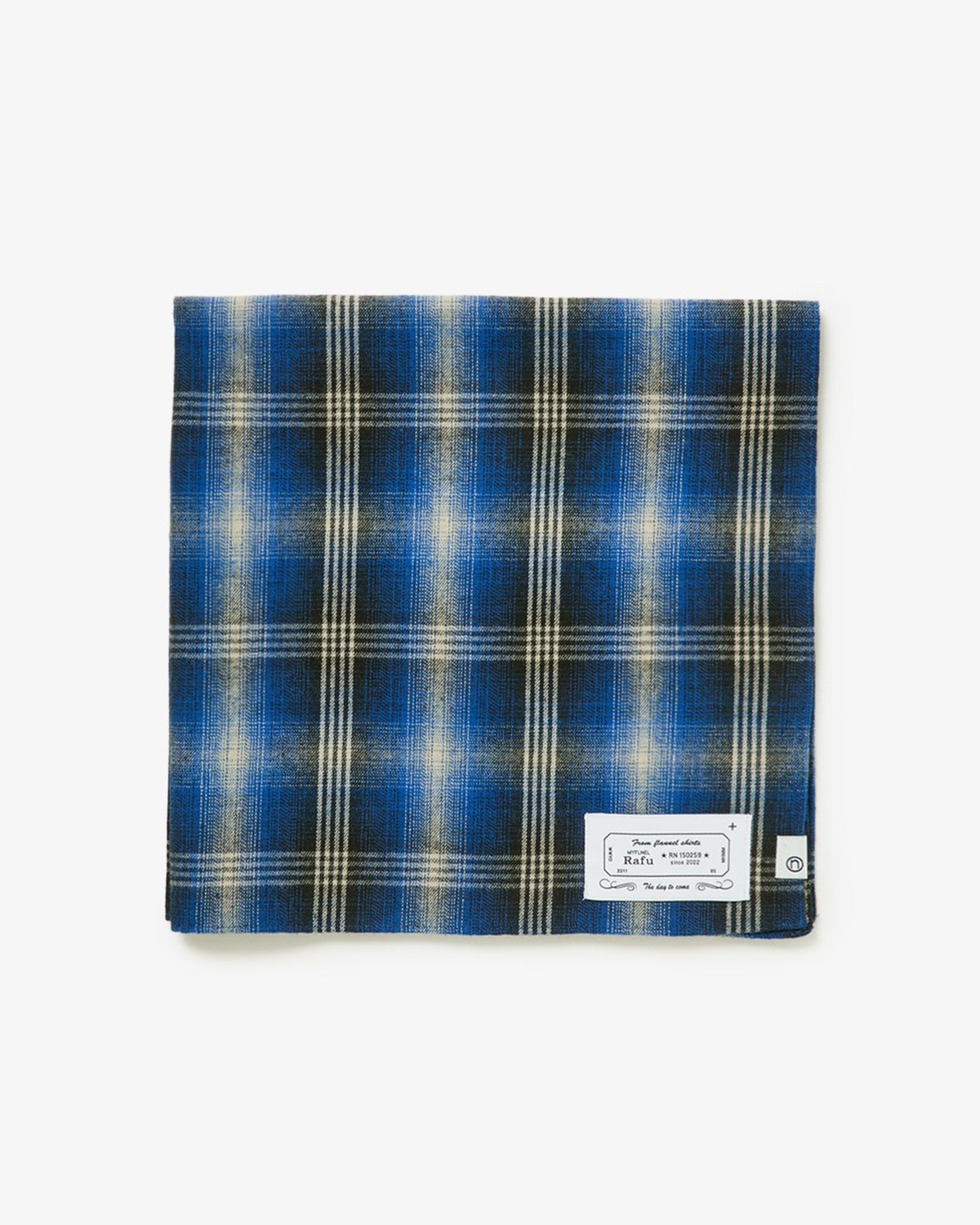 Rafu × nonnative RANCHER BANDANA COTTON TWILL OMBRE CHECK