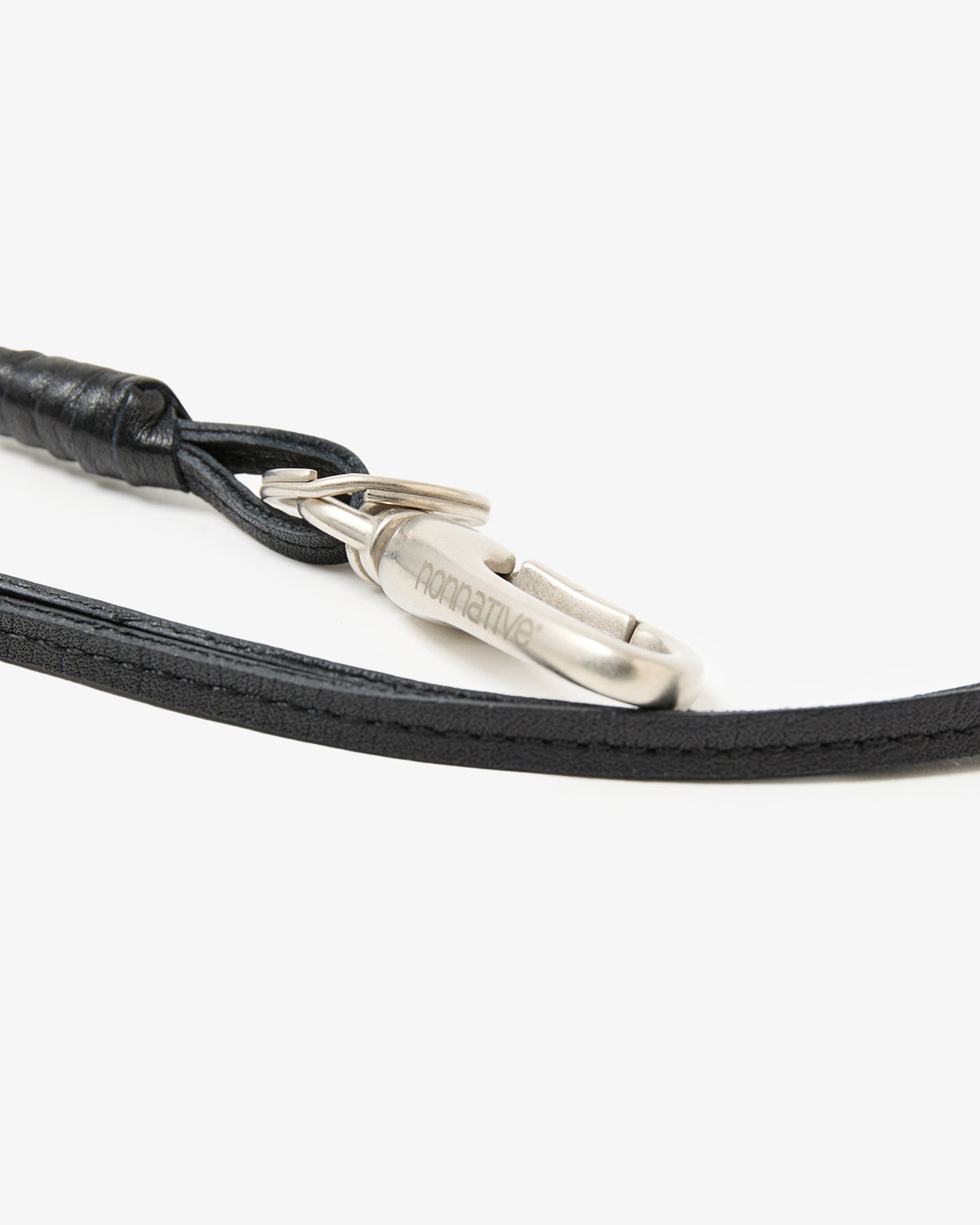 WORKER KEY RING WITH LEATHER CORD