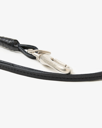 WORKER KEY RING WITH LEATHER CORD