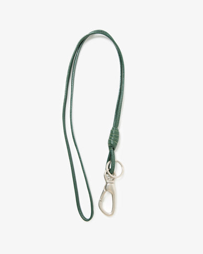 WORKER KEY RING WITH LEATHER CORD