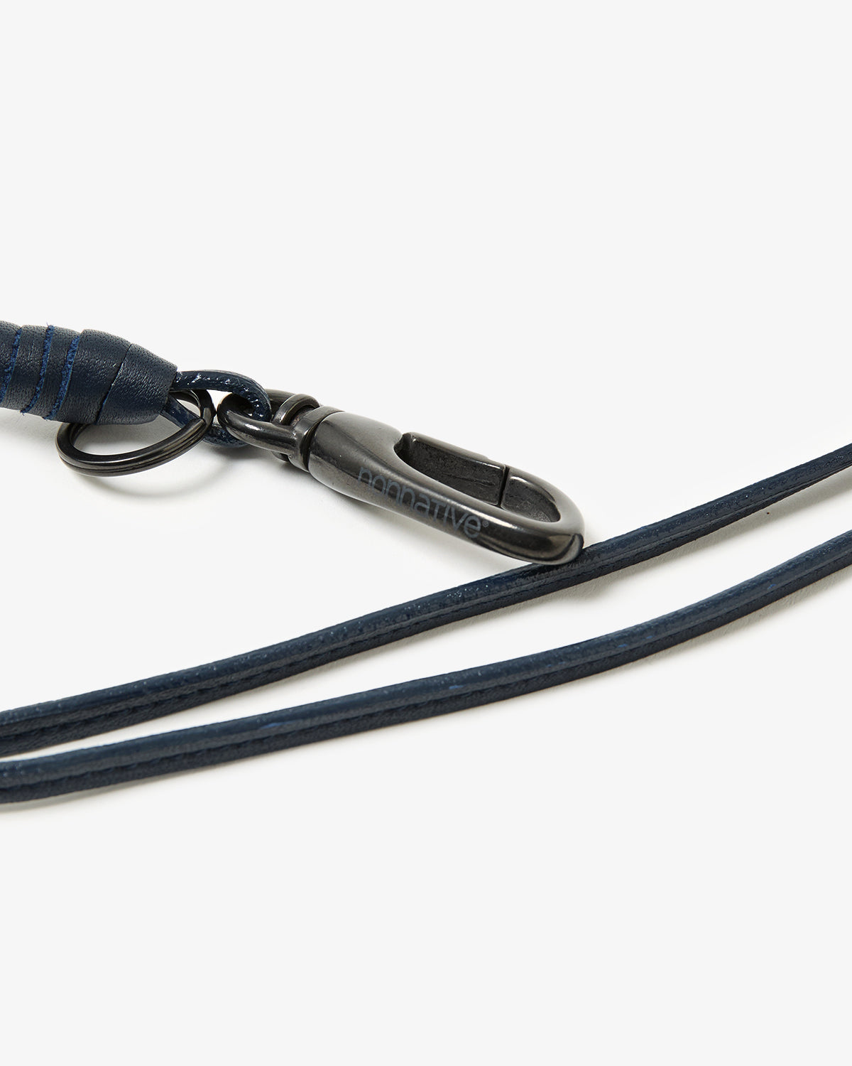 WORKER KEY RING WITH LEATHER CORD