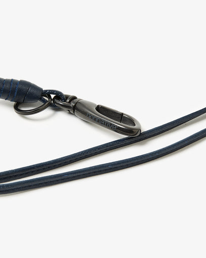 WORKER KEY RING WITH LEATHER CORD