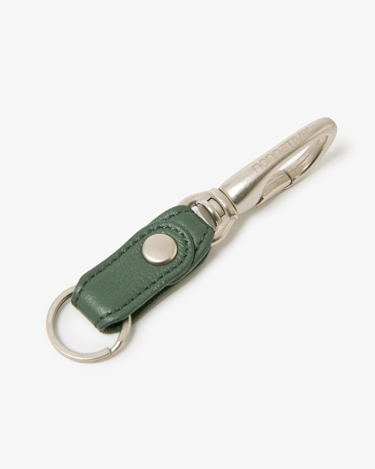 WORKER KEY RING WITH LEATHER STRAP