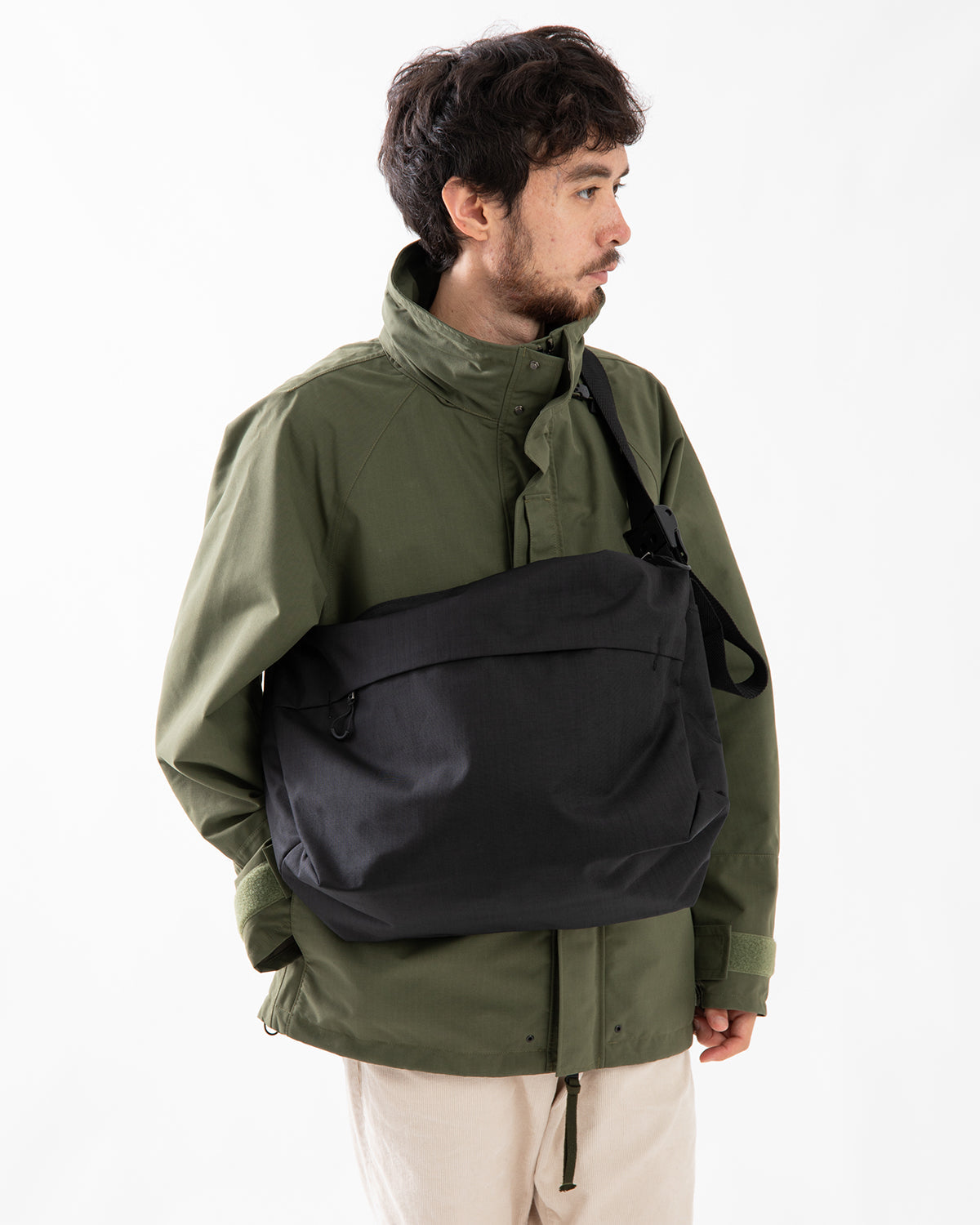 MESSENGER SHOULDER BAG NYLON OXFORD