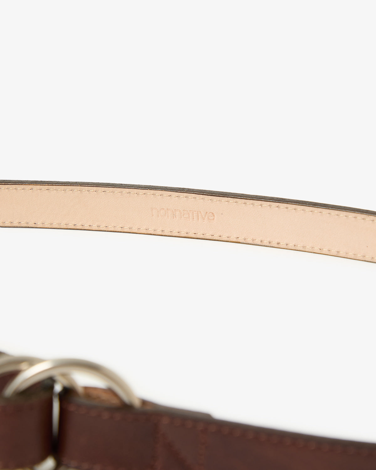 RANCHER RING BELT COW LEATHER