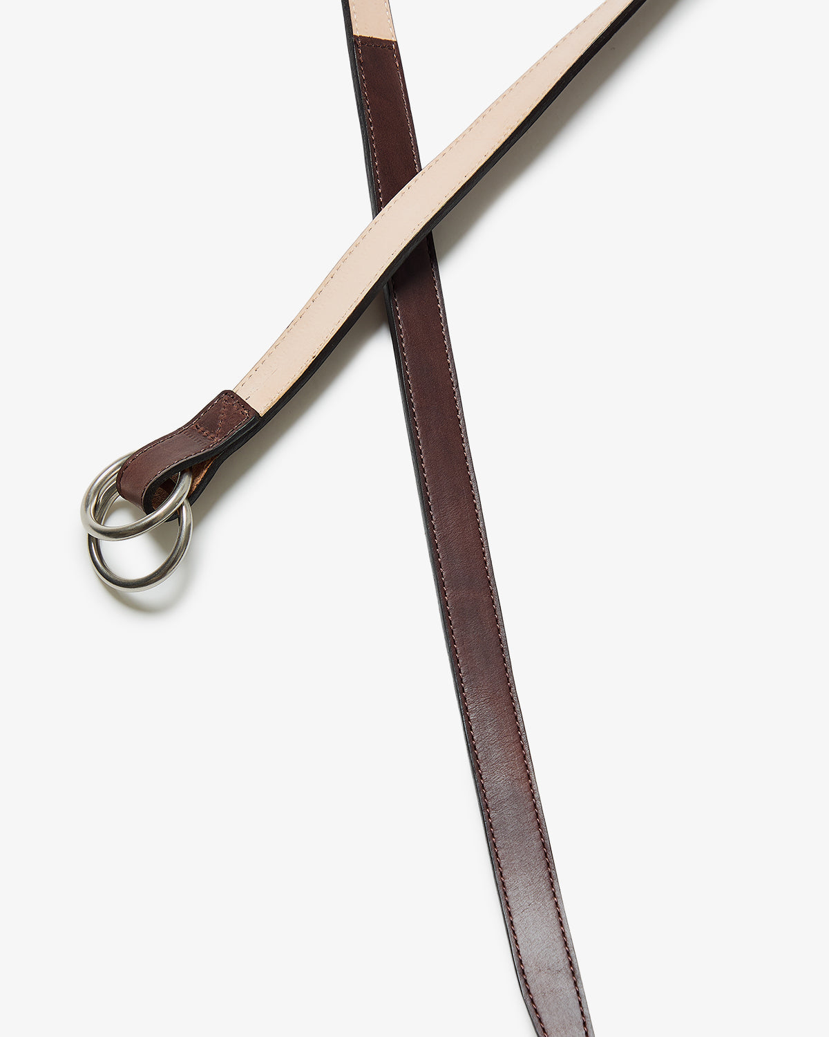 RANCHER RING BELT COW LEATHER