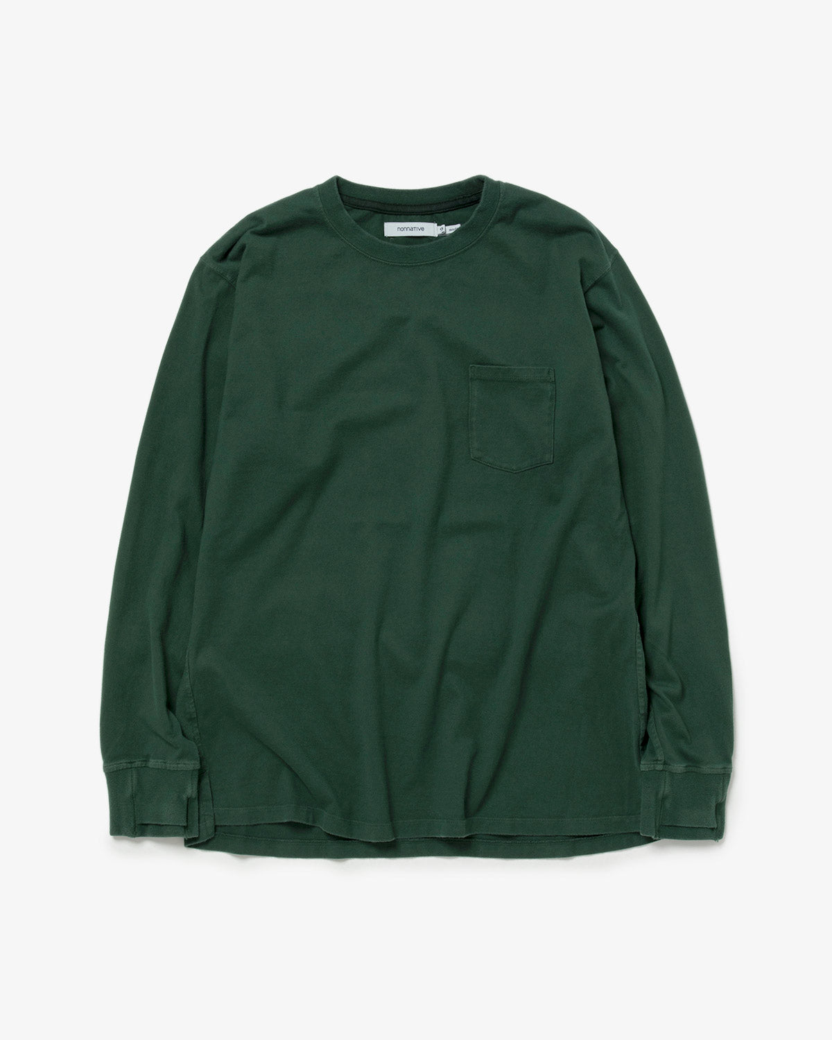 DWELLER L/S TEE COTTON JERSEY OVERDYED – COVERCHORD