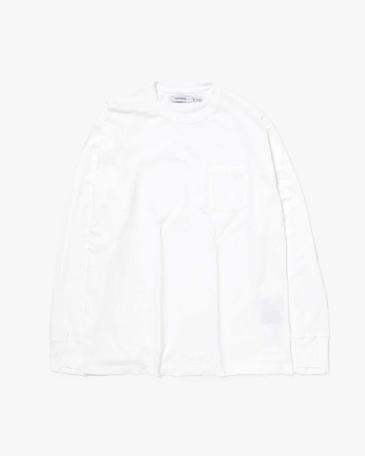 DWELLER L/S TEE COTTON JERSEY OVERDYED – COVERCHORD