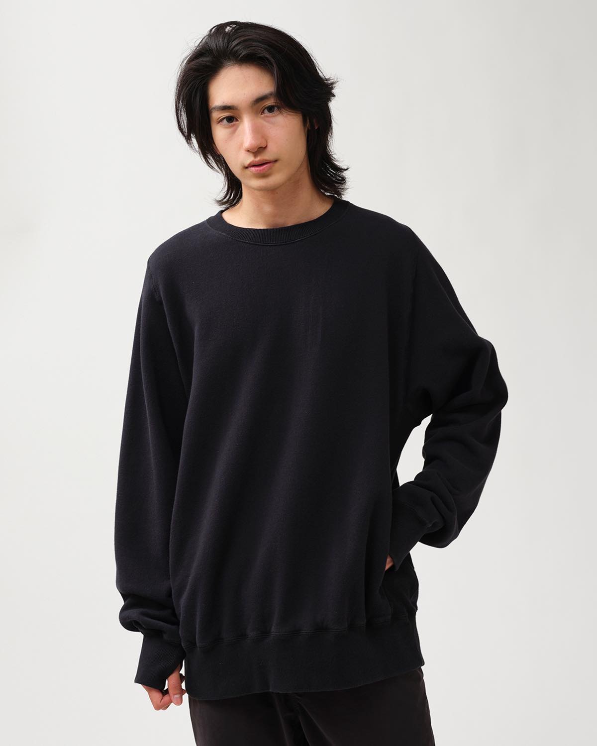 DWELLER CREW PULLOVER COTTON SWEAT