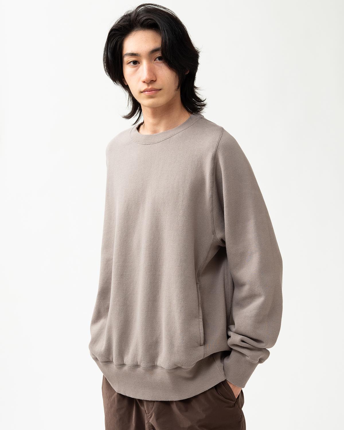 DWELLER CREW PULLOVER COTTON SWEAT