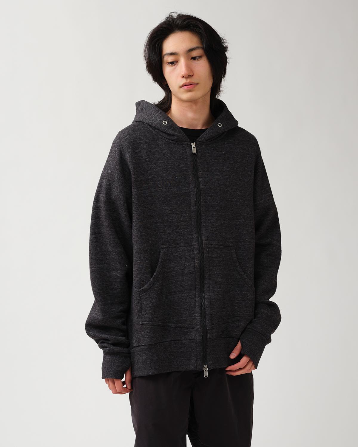 DWELLER FULL ZIP HOODY C/P/R SWEAT