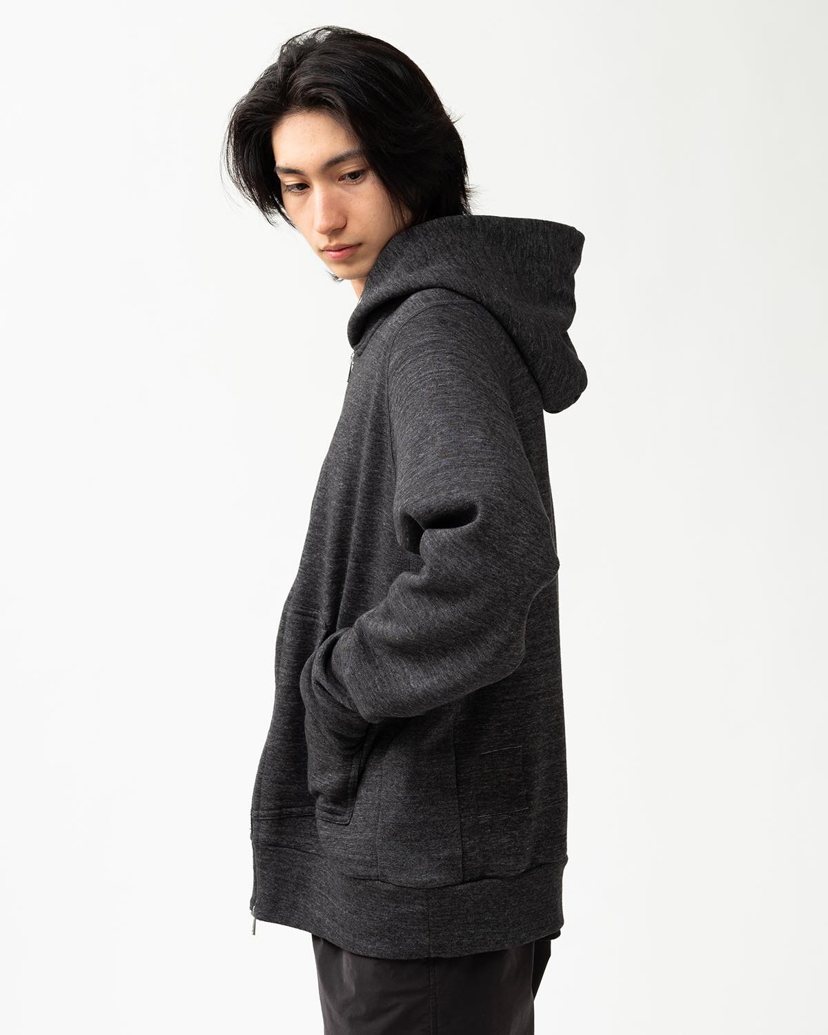 DWELLER FULL ZIP HOODY C/P/R SWEAT