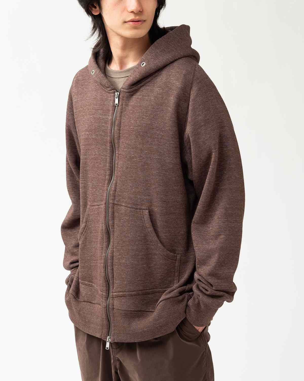 DWELLER FULL ZIP HOODY C/P/R SWEAT