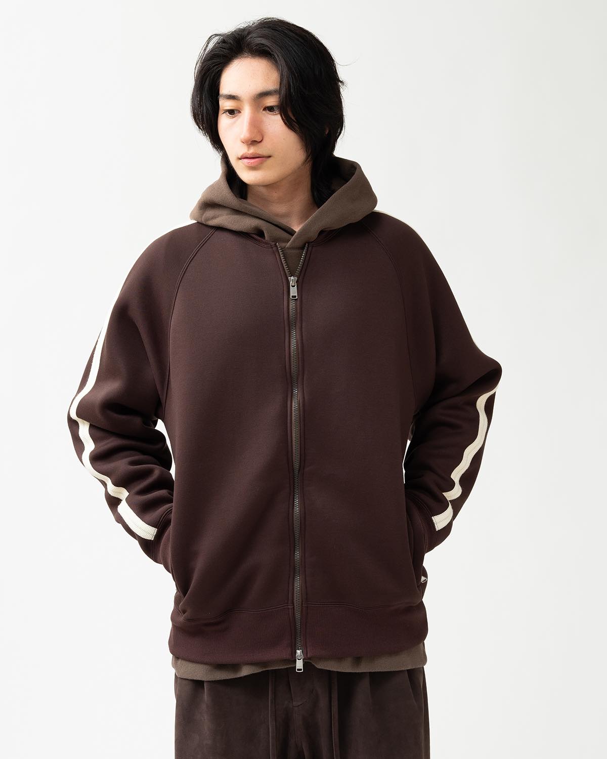 COACH FULL ZIP BLOUSON POLY JERSEY