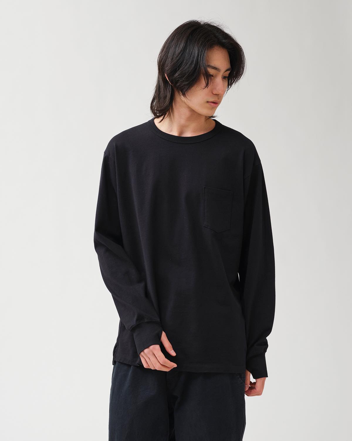 DWELLER L/S TEE COTTON JERSEY