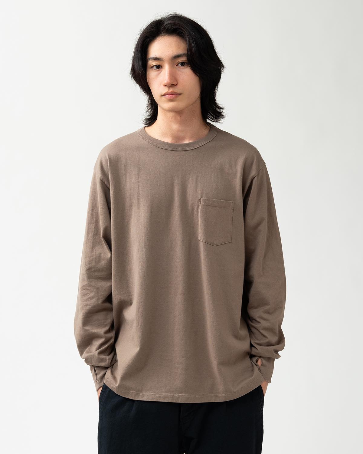 DWELLER L/S TEE COTTON JERSEY