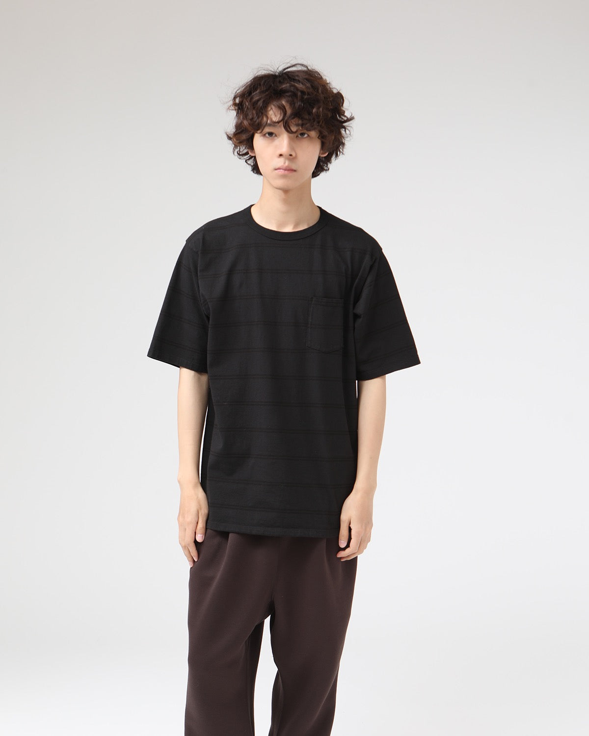 DWELLER S/S TEE COTTON JERSEY BORDER