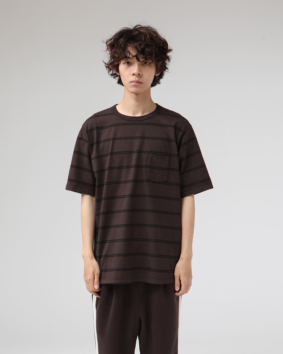 DWELLER S/S TEE COTTON JERSEY BORDER