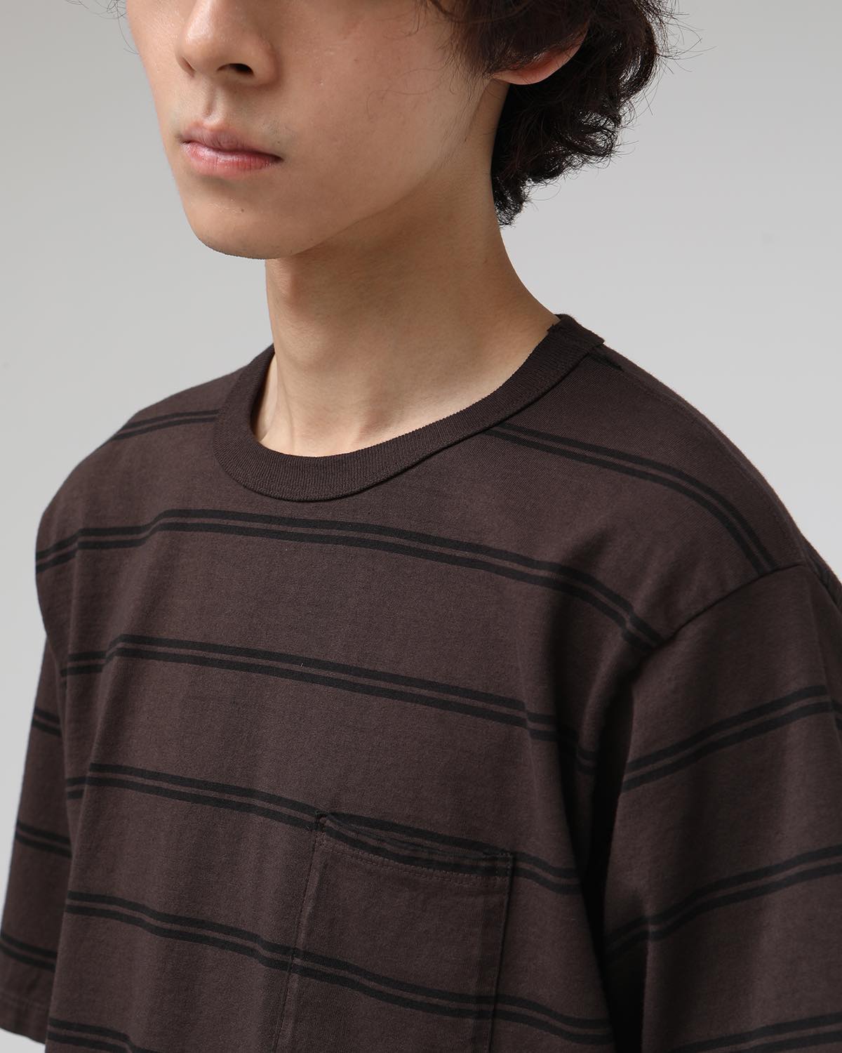 DWELLER S/S TEE COTTON JERSEY BORDER