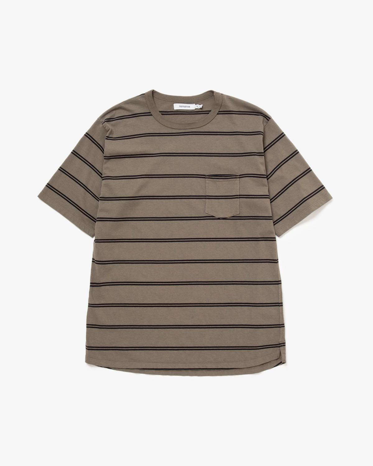 DWELLER S/S TEE COTTON JERSEY BORDER