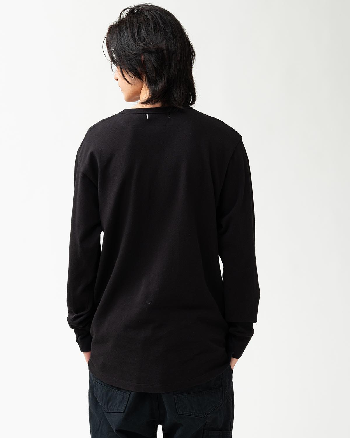 DWELLER L/S TEE COTTON PIQUE