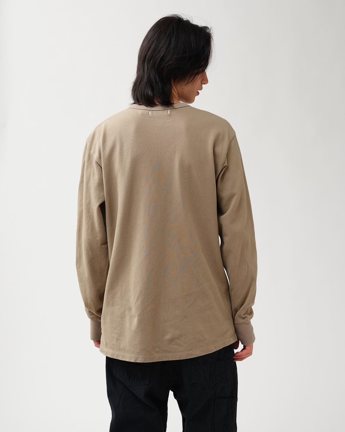 DWELLER L/S TEE COTTON PIQUE