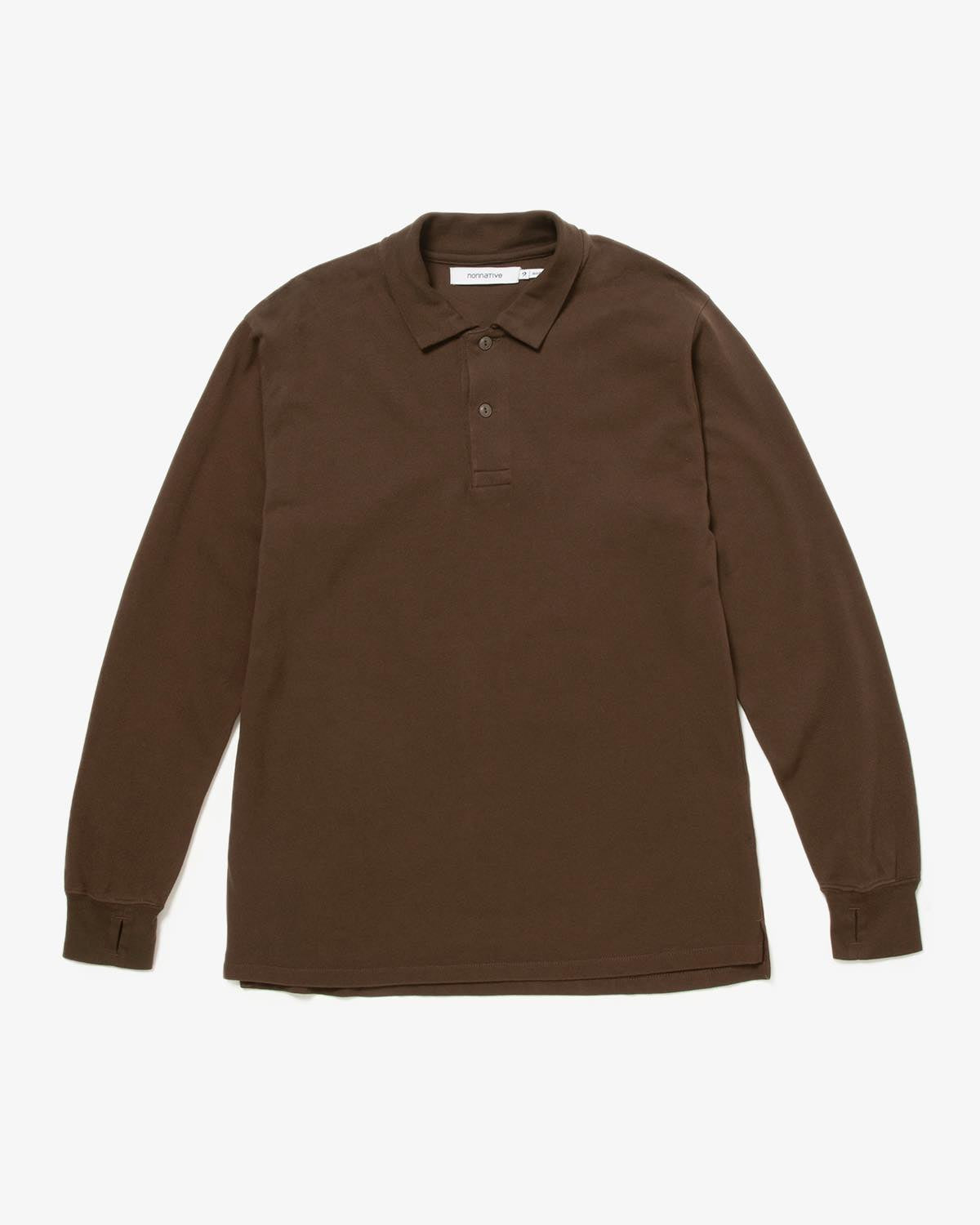 DWELLER L/S POLO SHIRT COTTON PIQUE