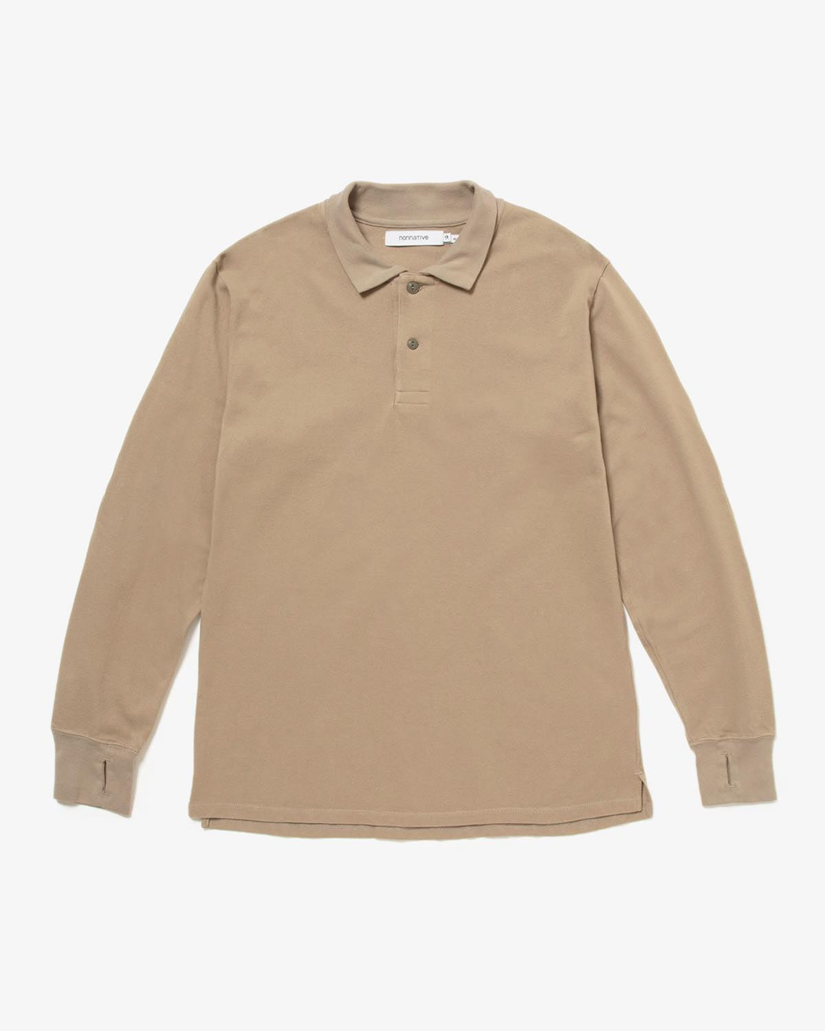 DWELLER L/S POLO SHIRT COTTON PIQUE