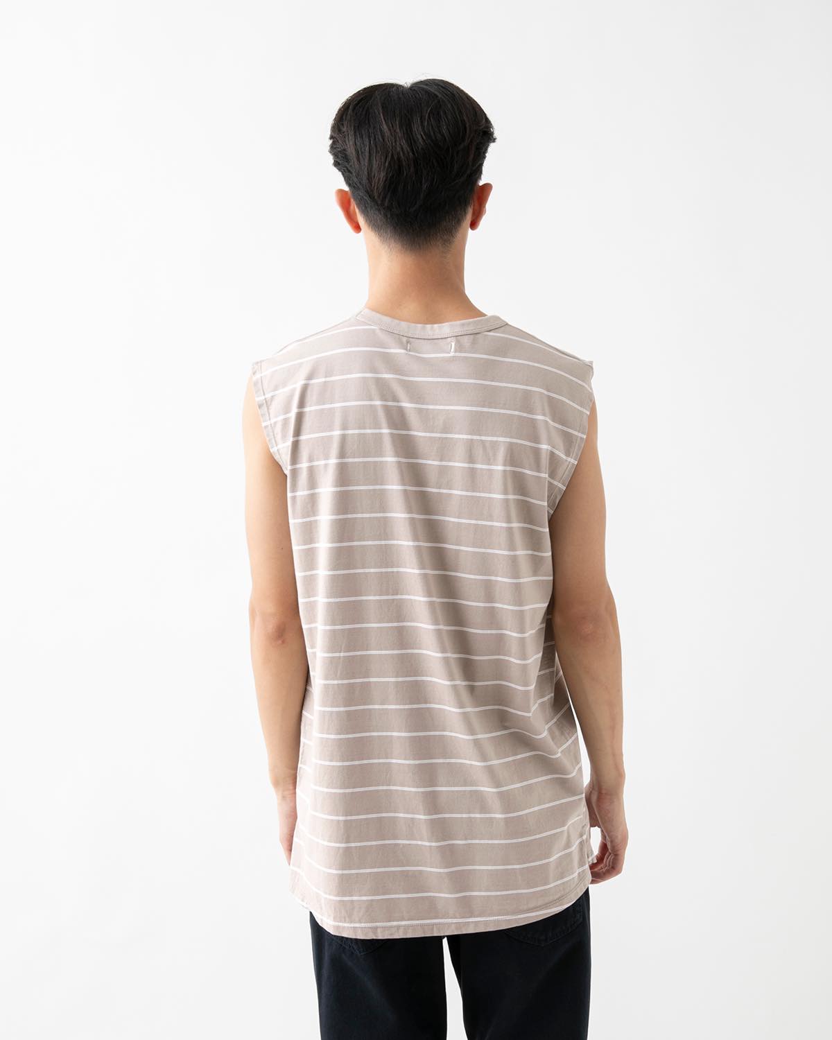 DWELLER N/S TEE BORDER COTTON JERSEY